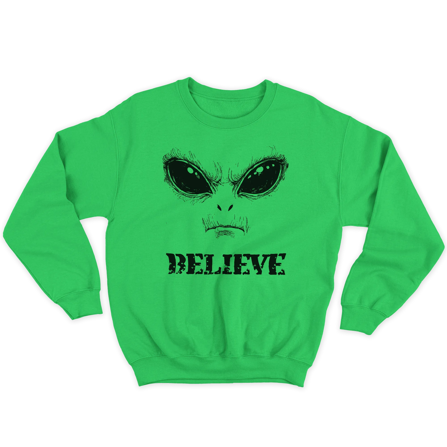 Kintu Felpa Girocollo Unisex Believe - Alieni - Area 51 - Personaggi Famosi