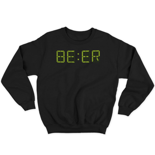 Kintu Felpa Girocollo Unisex Beer O’clock - Pensiero Fisso - Birra - Estate
