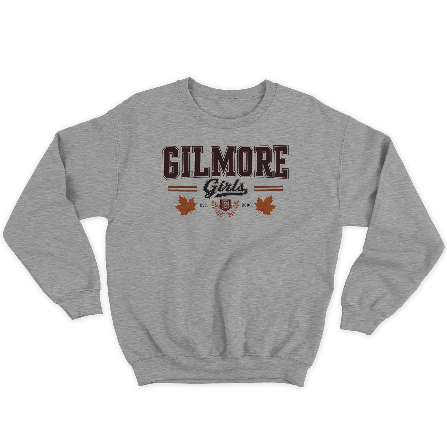Kintu Felpa Girocollo Unisex Gilmore Girls Est 2000 - Una Mamma Per Amica - College - Autunno - Cozy - Serie Tv