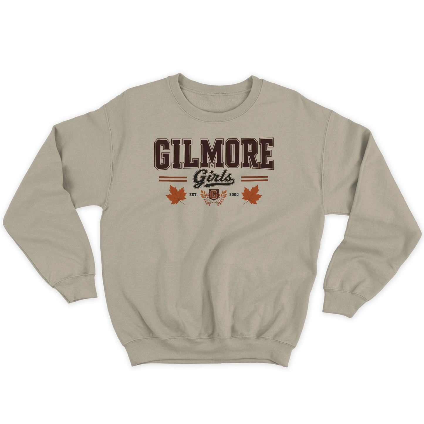 Kintu Felpa Girocollo Unisex Gilmore Girls Est 2000 - Una Mamma Per Amica - College - Autunno - Cozy - Serie Tv