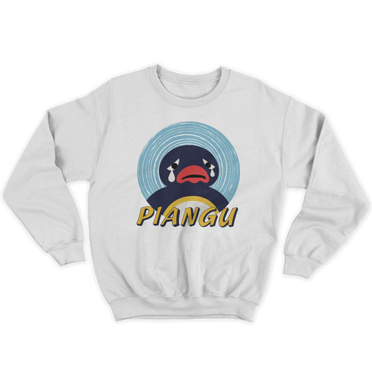 Kintu Felpa Girocollo Unisex Piangu - Pingu - Divertente - Personaggi Famosi