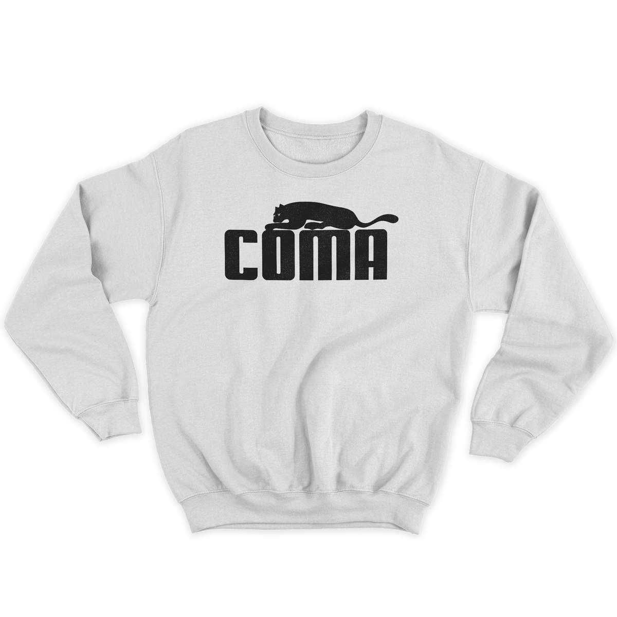 Kintu Felpa Girocollo Unisex Coma - Divertente - Parodia - Sport