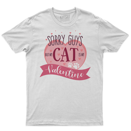 Kintu T-shirt San Valentino My Cat Is My Valentine