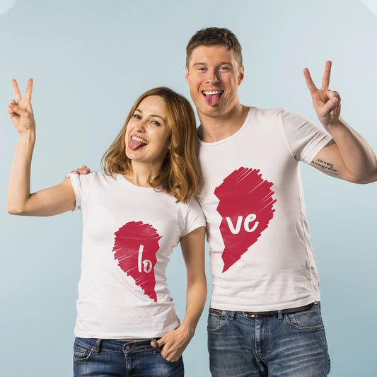 Kintu T-shirt San Valentino Love - Regalo di Coppia