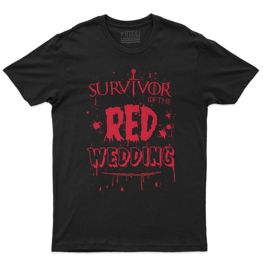 Kintu T-shirt Survivor Of The Red Wedding - Game Of Thrones - Divertente