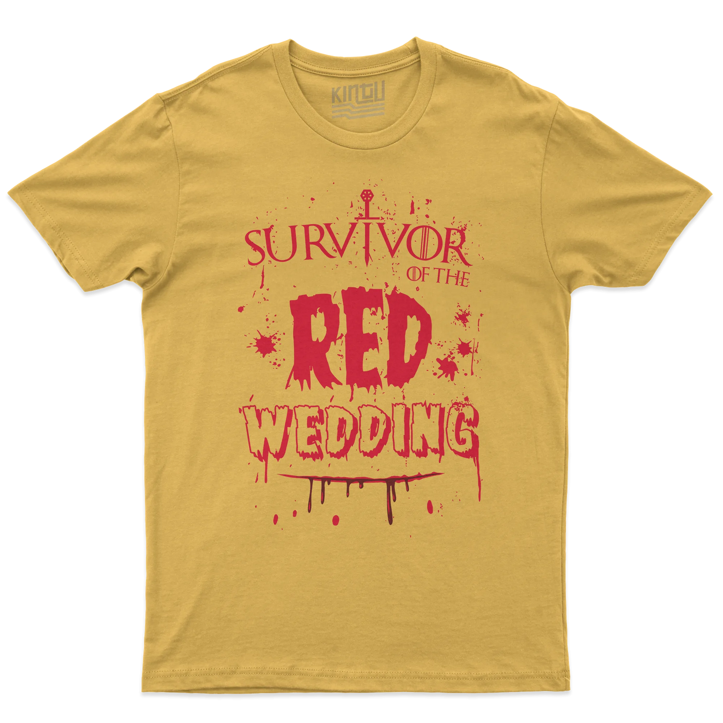 Kintu T-shirt Survivor Of The Red Wedding - Game Of Thrones - Divertente