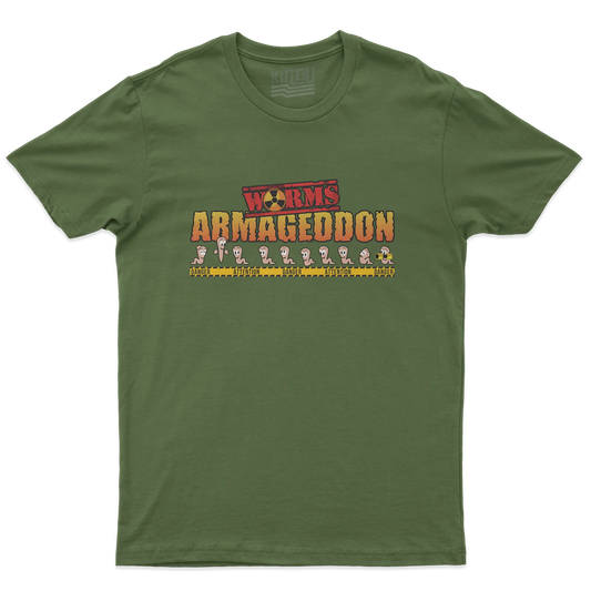 Kintu T-shirt Worms Armageddon - Retro Game