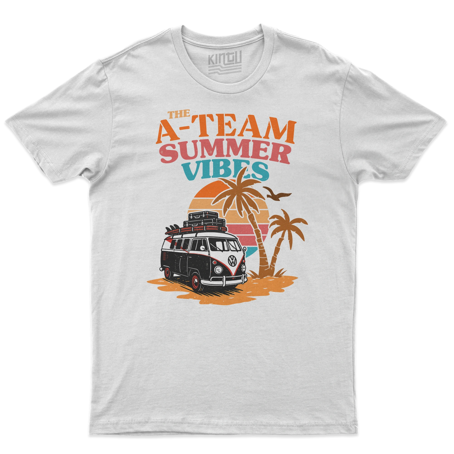 Kintu T-shirt The A-team Summer Vibes - Divertente - Estate  - Serie Tv