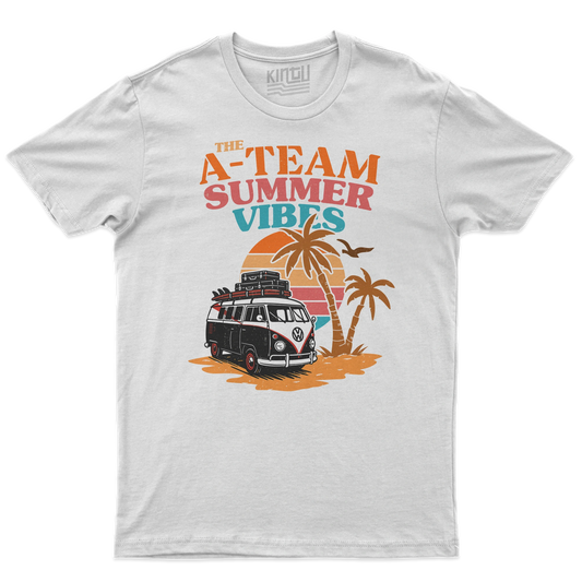 Kintu T-shirt The A-team Summer Vibes - Divertente - Estate  - Serie Tv