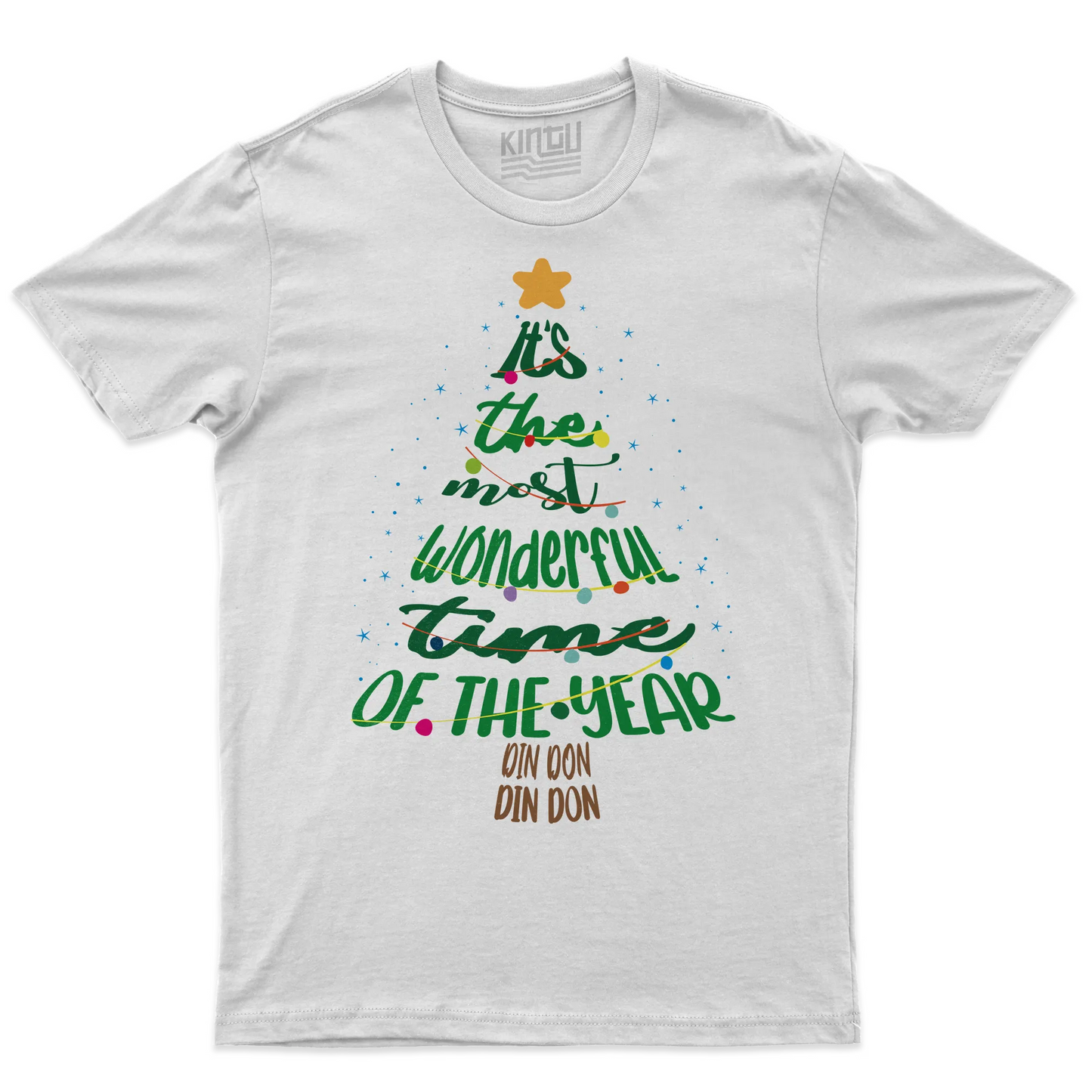 Kintu T-shirt Wonderful Time - Natale - Andy Williams