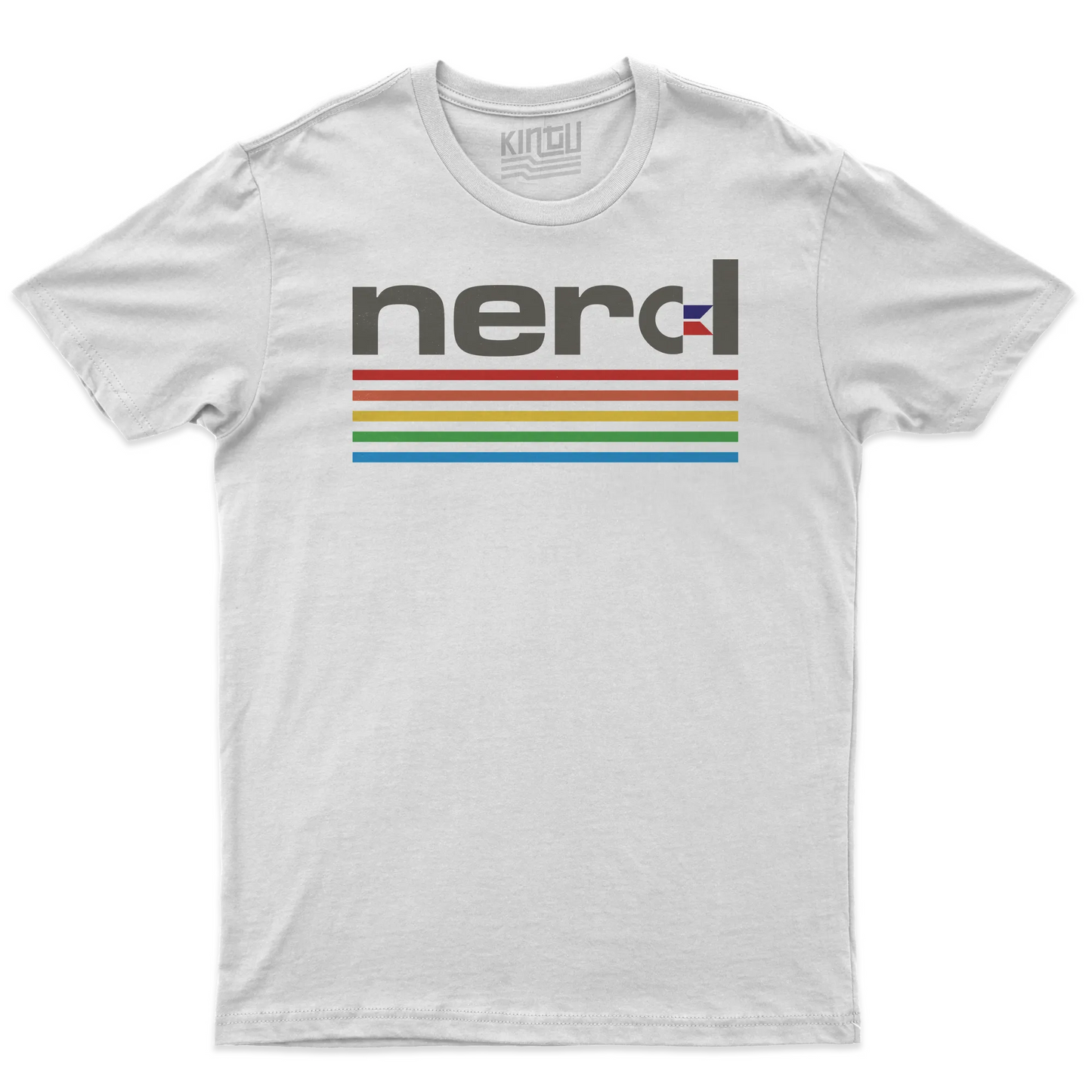 Kintu T-shirt Nerd - Divertente - Commodore - Retro Game