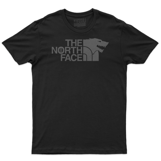Kintu T-shirt Stark The North Face - Got - Thrones - Divertente - Serie Tv