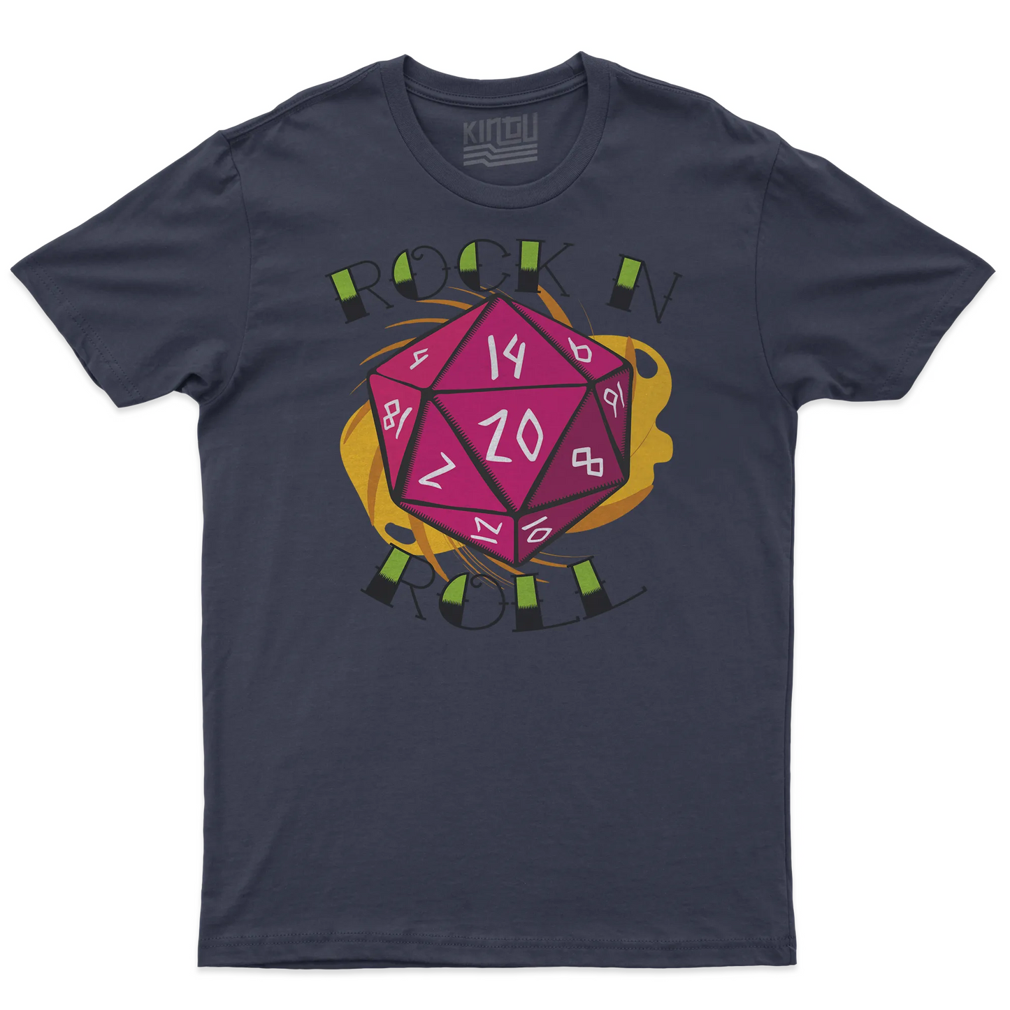 Kintu T-shirt Rock N Roll Dnd - Dungeons & Dragons - D20 - Rpg