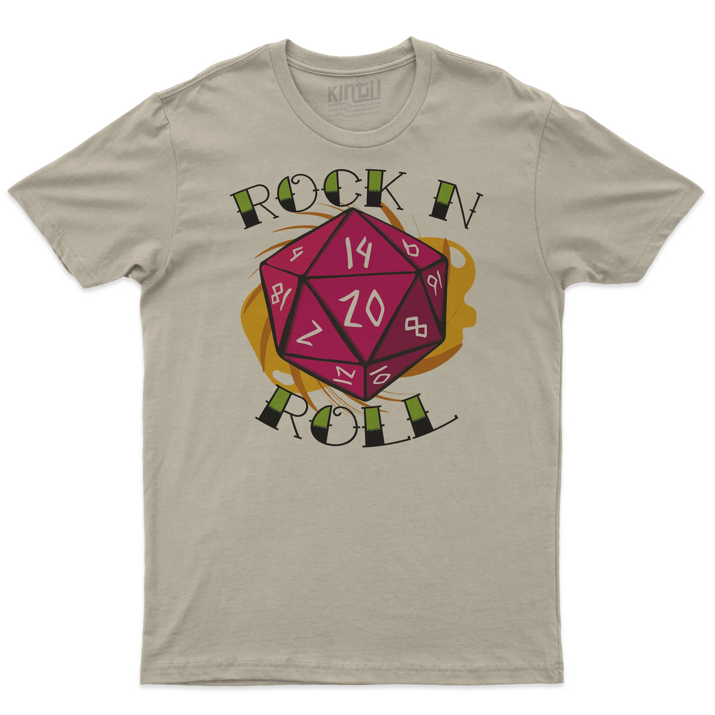 Kintu T-shirt Rock N Roll Dnd - Dungeons & Dragons - D20 - Rpg