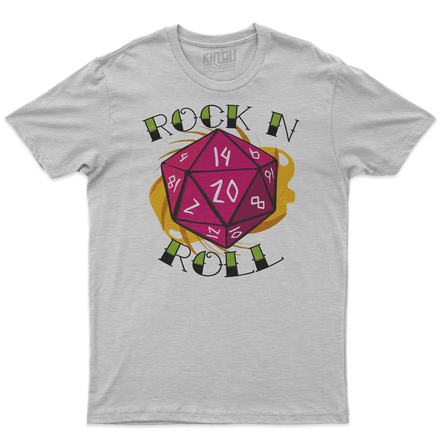 Kintu T-shirt Rock N Roll Dnd - Dungeons & Dragons - D20 - Rpg