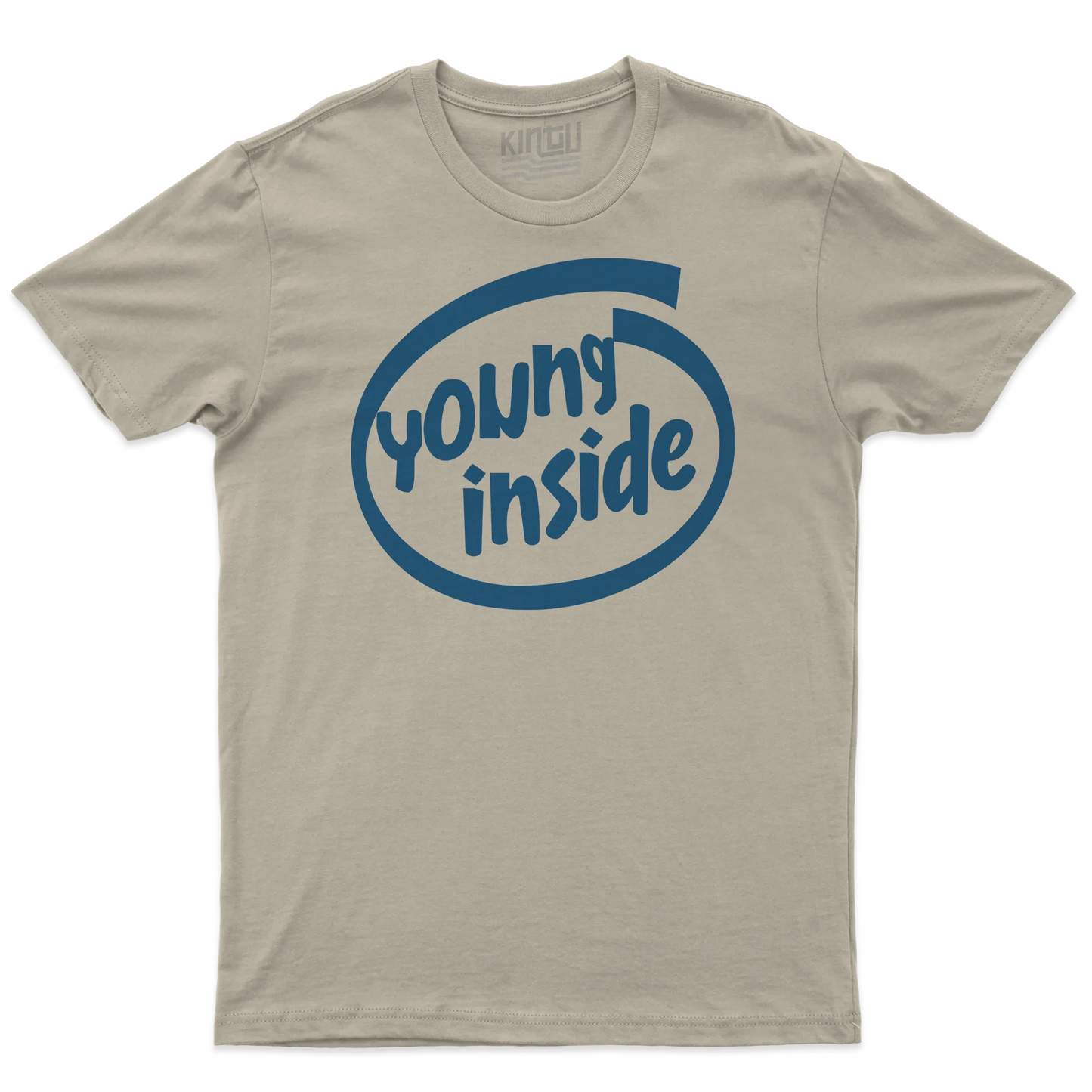 Kintu T-shirt Young Inside - Sempre Giovani - Divertente