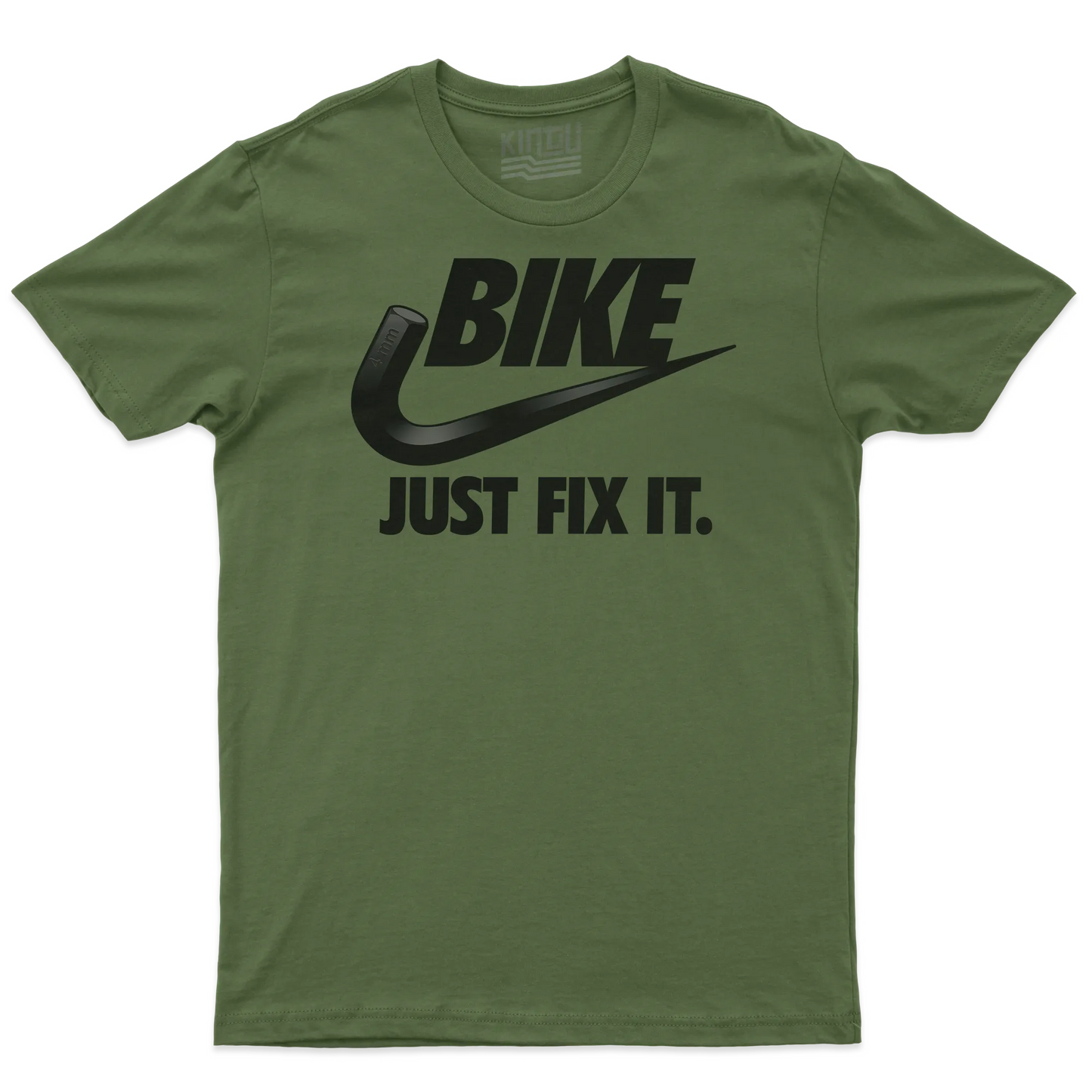 Kintu T-shirt Bike Just Fix It - Divertente - Ciclisti - Sport