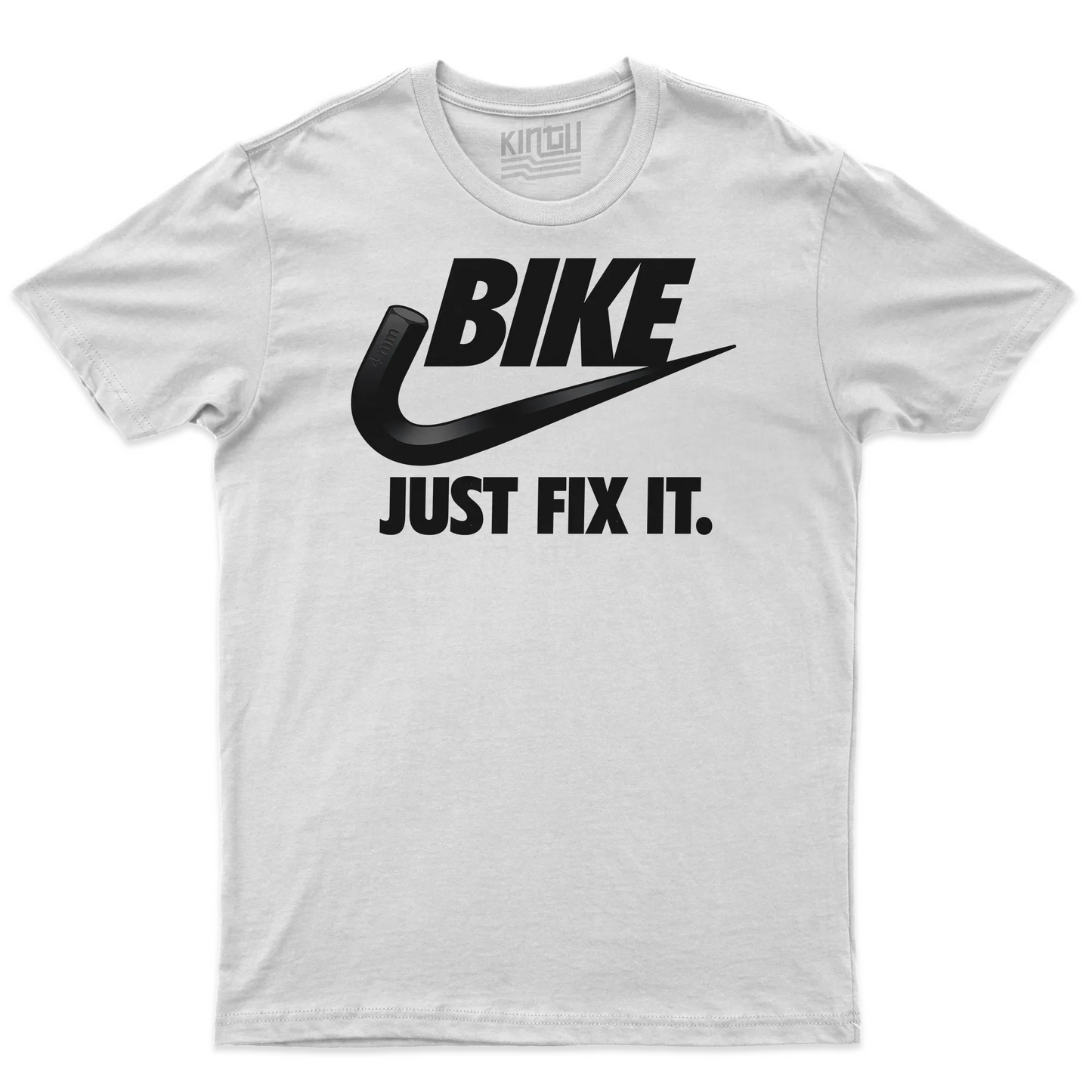 Kintu T-shirt Bike Just Fix It - Divertente - Ciclisti - Sport