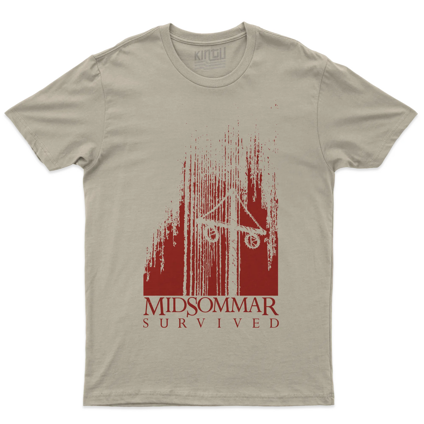 Kintu T-shirt Midsommar Survived - Cult - Film Horror - Scary - Divertente - Film