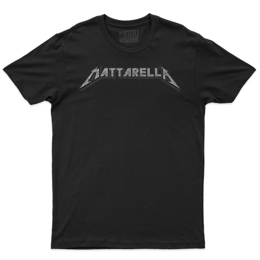 Kintu T-shirt Mattarella Metallica - Divertente - Politica - Musica - Personaggi Famosi