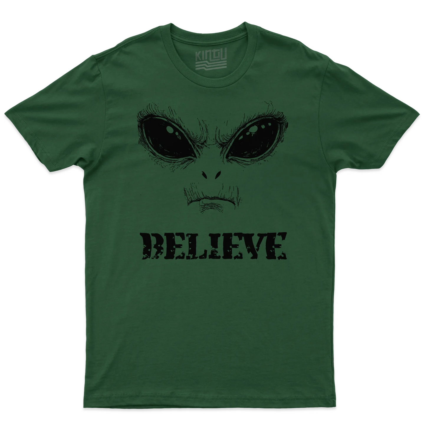 Kintu T-shirt Believe - Alieni - Area 51 - Personaggi Famosi