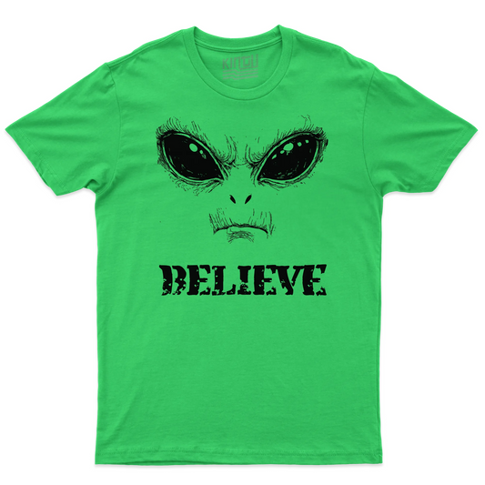 Kintu T-shirt Believe - Alieni - Area 51 - Personaggi Famosi