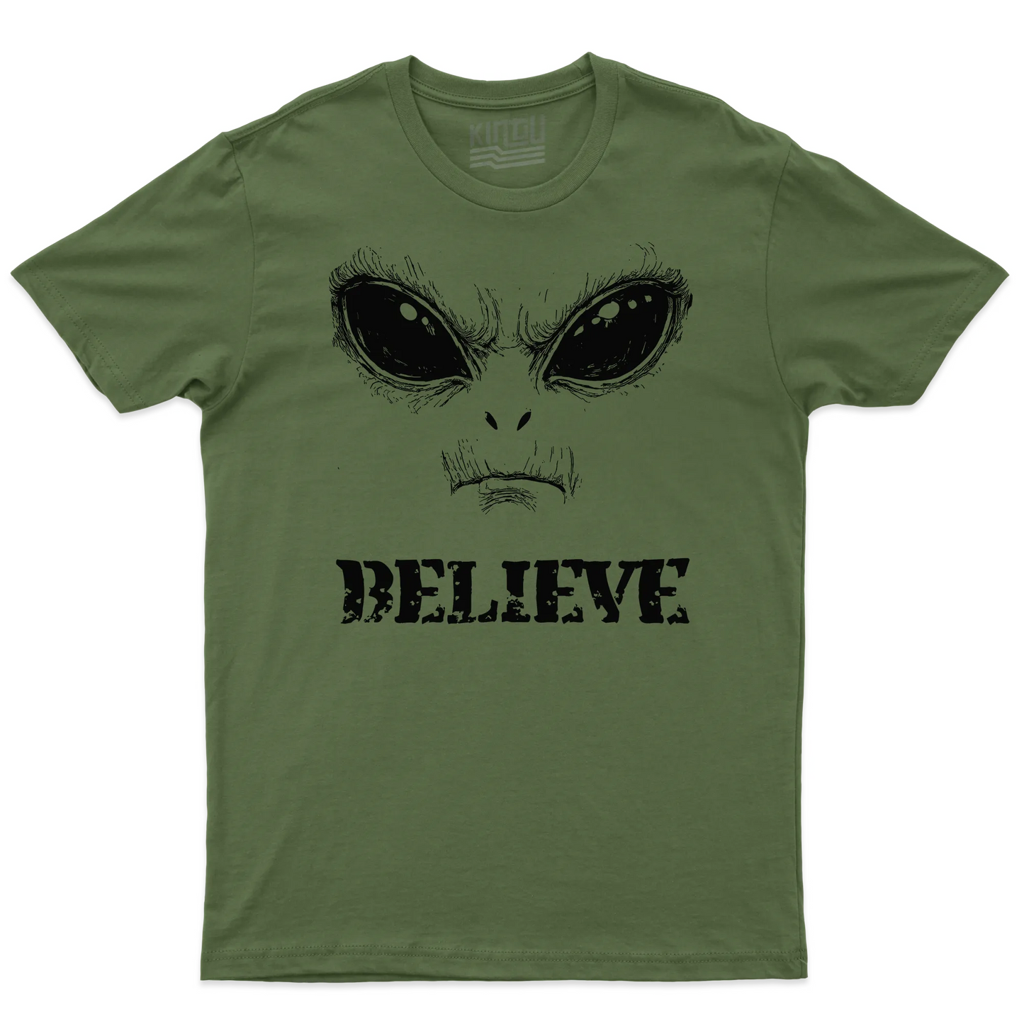 Kintu T-shirt Believe - Alieni - Area 51 - Personaggi Famosi