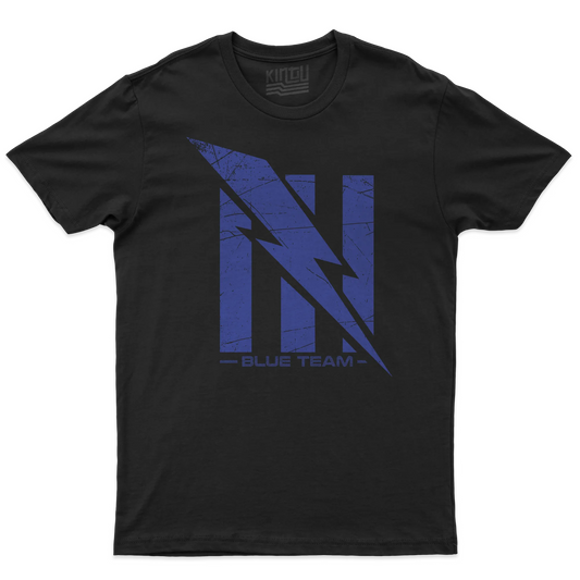 Kintu T-shirt Blue Team Ut - Tournament - Nerd - Dominio - Games