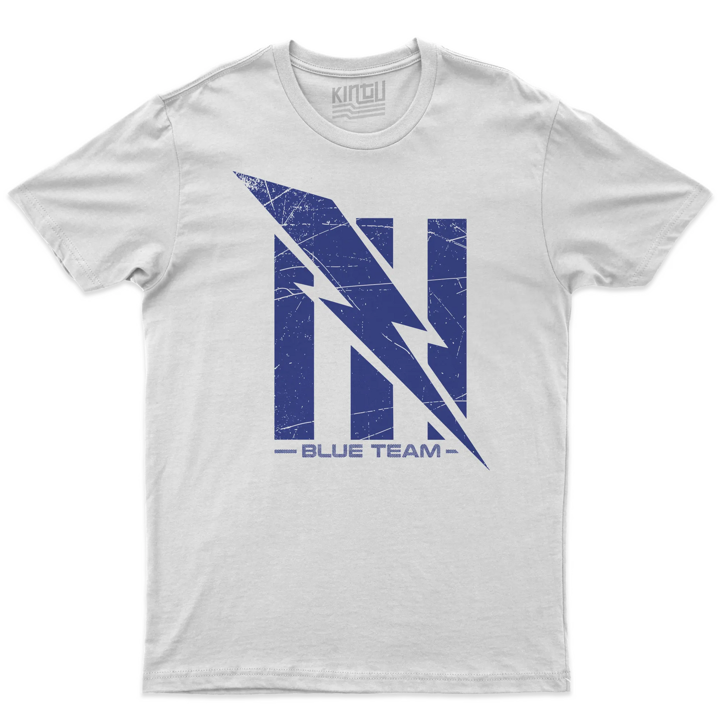 Kintu T-shirt Blue Team Ut - Tournament - Nerd - Dominio - Games