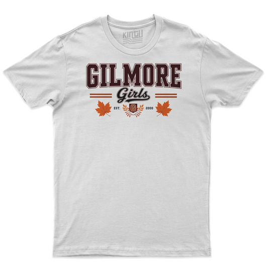 Kintu T-shirt Gilmore Girls Est 2000 - Una Mamma Per Amica - College - Autunno - Cozy - Serie Tv