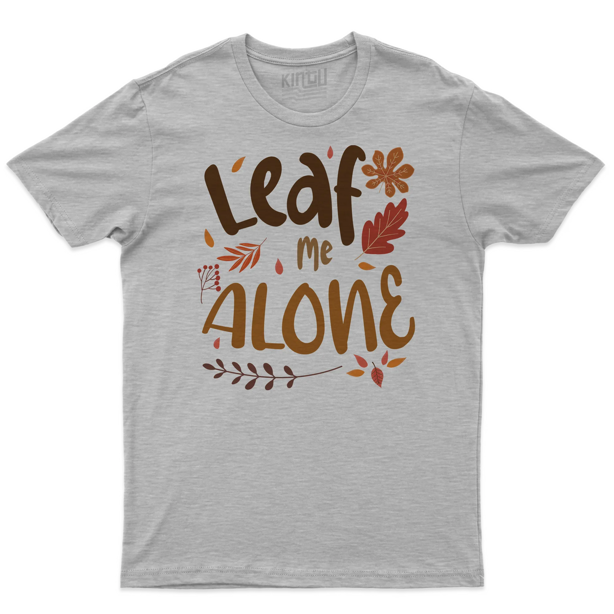 Kintu T-shirt Leaf Me Alone - Fall Lovers - Divertente - Autunno