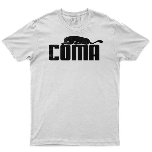 Kintu T-shirt Coma - Divertente - Parodia - Sport