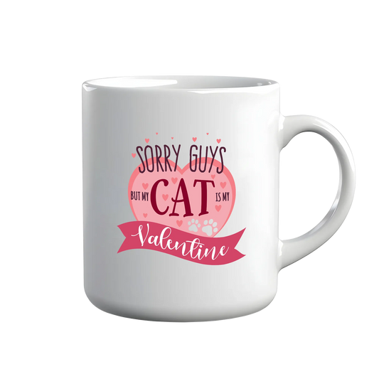 Kintu Tazza In Ceramica San Valentino My Cat Is My Valentine