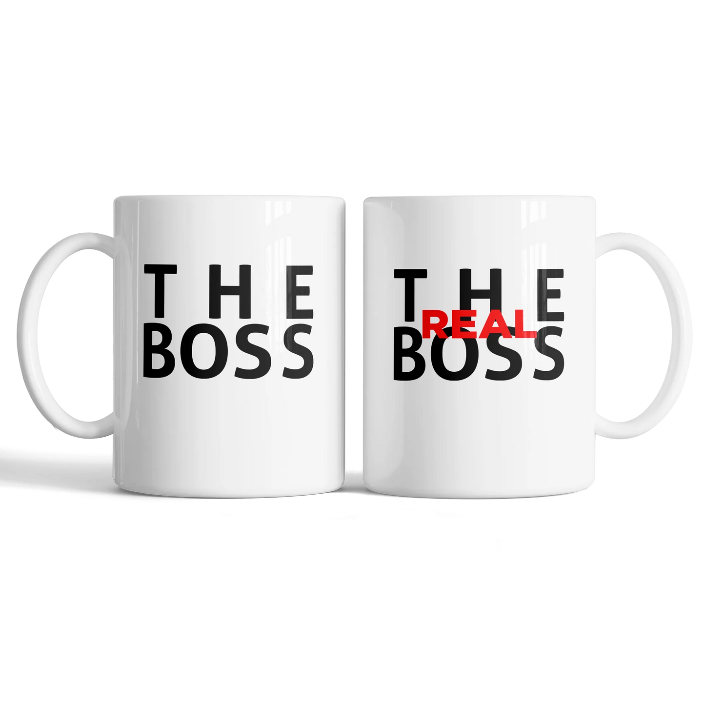 Kintu Tazza In Ceramica San Valentino The Boss - Regalo Di Coppia