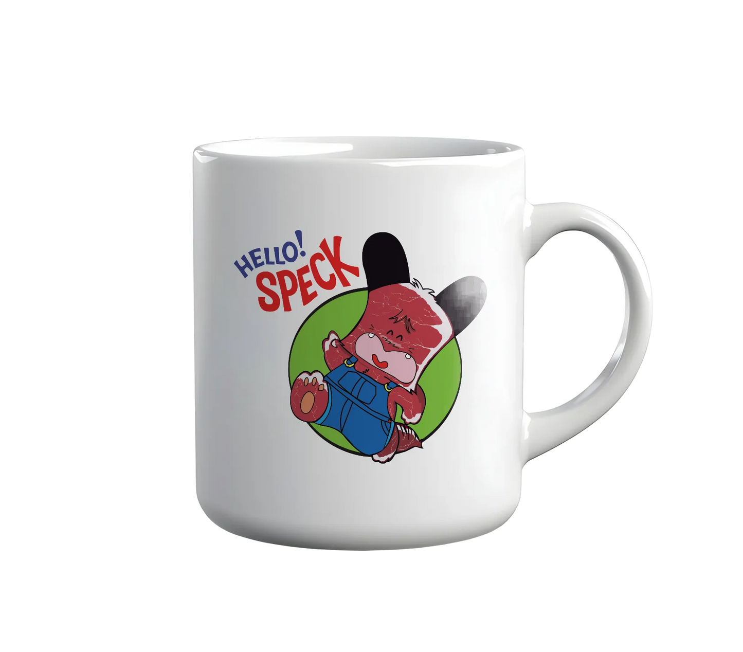 Kintu Tazza In Ceramica Hello Speck - Divertente  - Anime Manga
