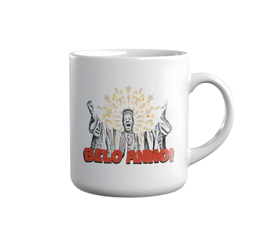 Kintu Tazza In Ceramica Belo Anno - Una Poltrona Per Due - Natale - Capodanno  - Film