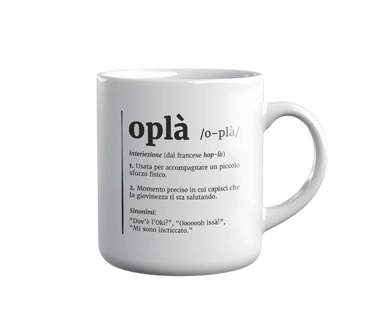 Kintu Tazza In Ceramica Oplà! - Definizione - Meme - Divertente