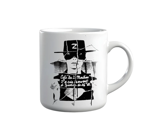 Kintu Tazza In Ceramica Zorro Amelie - Cult - Il Favoloso Mondo - Film