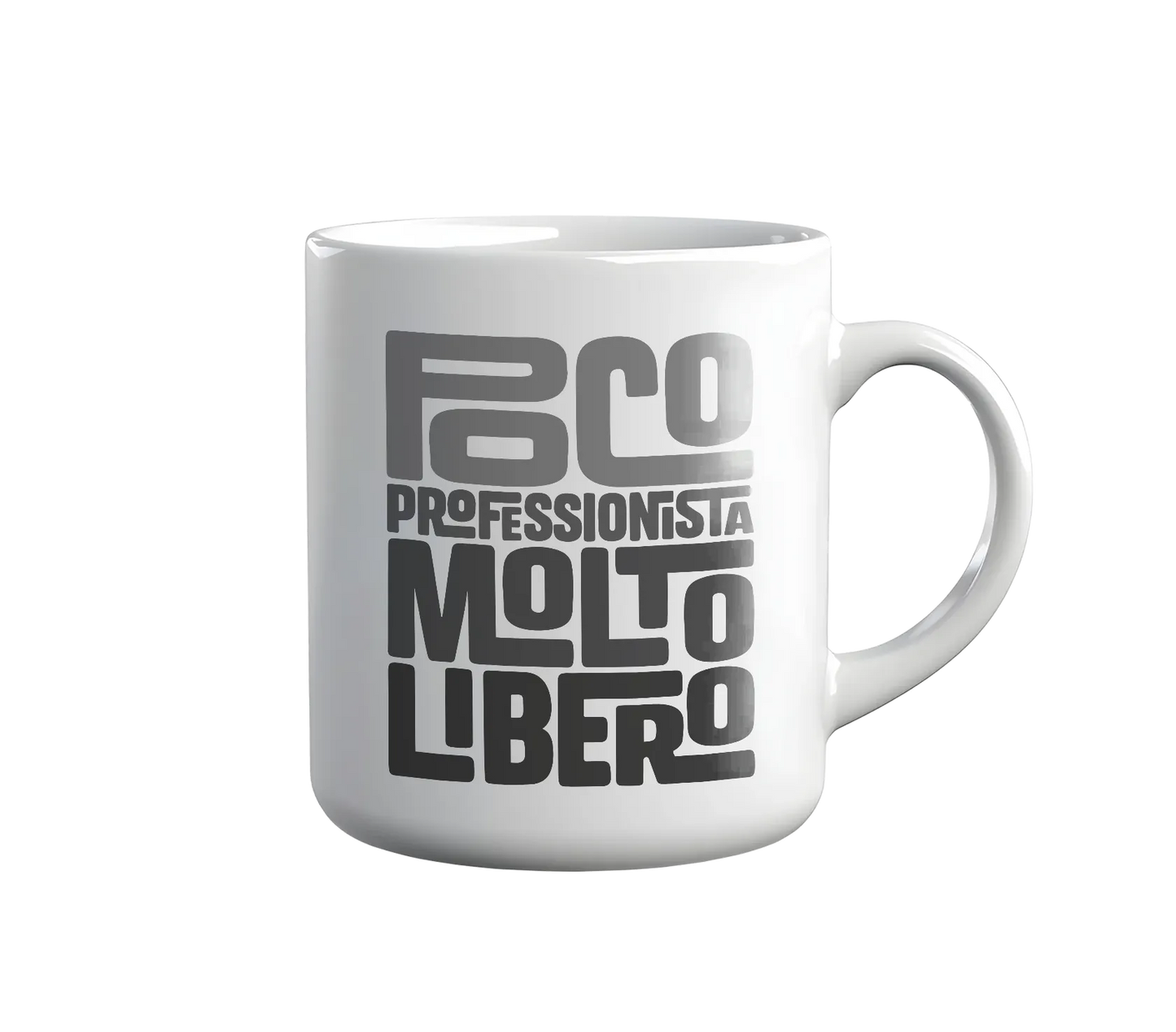 Kintu Tazza In Ceramica Ugip Poco Professionista Molto Libero - Meme - Divertente - Personaggi Famosi