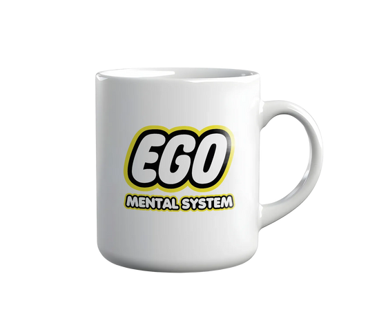 Kintu Tazza In Ceramica Ego Mental System - Divertente - Giochi