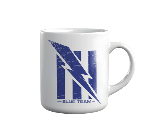 Kintu Tazza In Ceramica Blue Team Ut - Tournament - Nerd - Dominio - Games