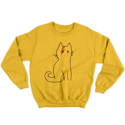Kintu Felpa Girocollo Unisex Cat Bowie
