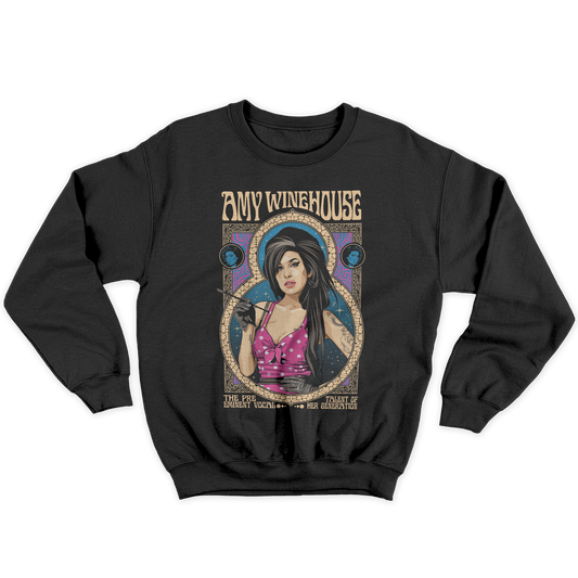 Kintu Felpa Girocollo Unisex Amy Winehouse