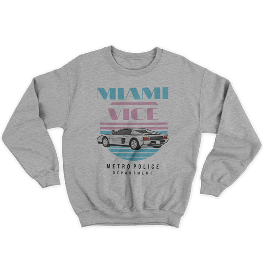 Kintu Felpa Girocollo Unisex Miami Vice Car