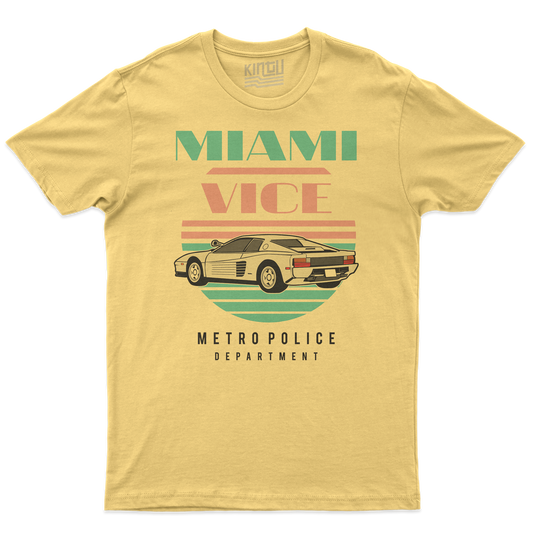 Kintu T-Shirt Miami Vice Car