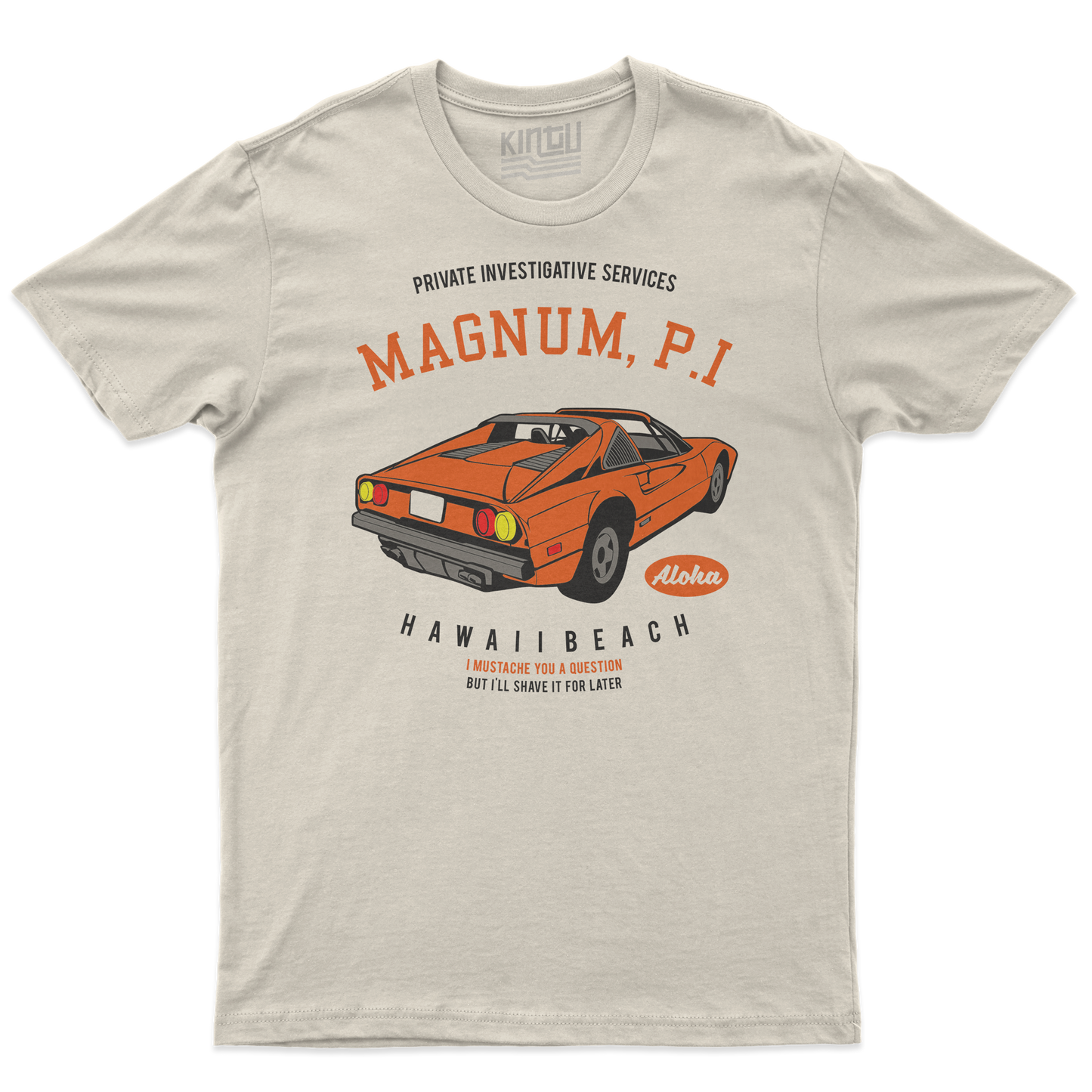 Kintu T-Shirt Magnum Pi Car