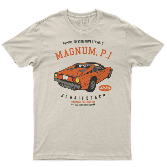 Kintu T-Shirt Magnum Pi Car