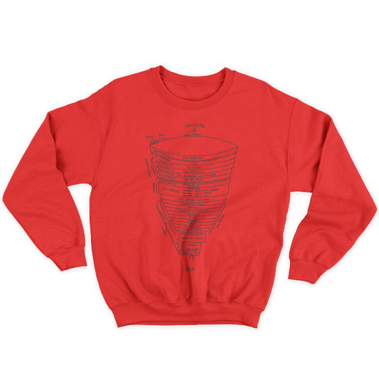 Kintu Felpa Girocollo Unisex Inferno Dantesco