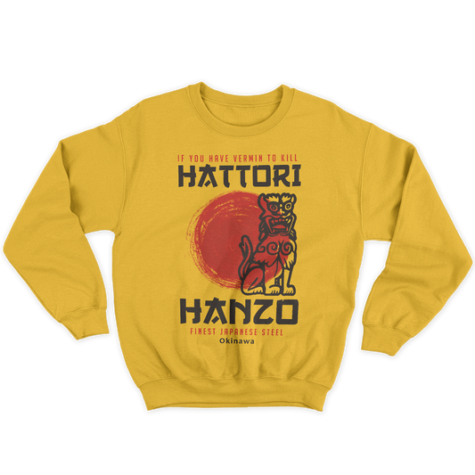 Kintu Felpa Girocollo Unisex Hattori Hanzo Kill Bill