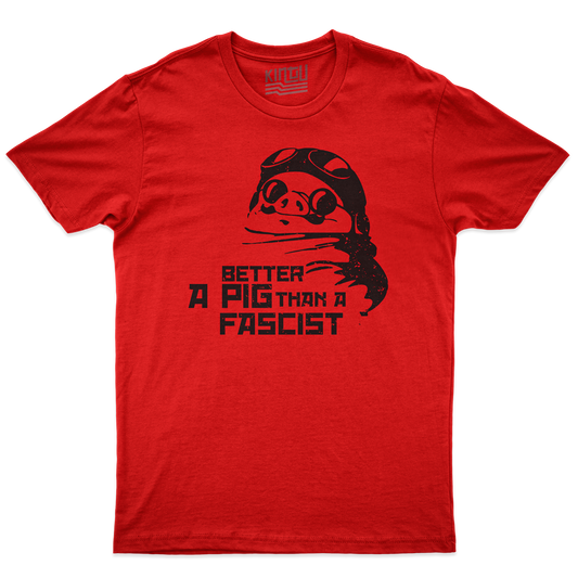 Kintu T-Shirt Porco Rosso Antifa